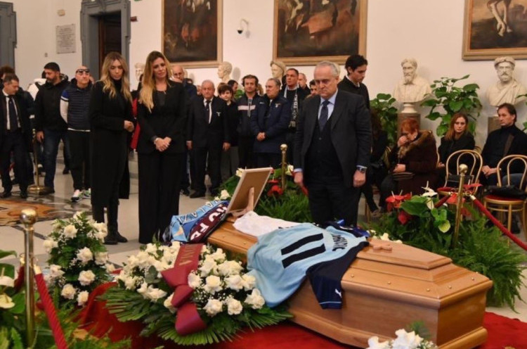 Suasana Ruang Pemakaman Sinisa Mihajlovic, Dihadiri Vincenzo Montella hingga Luciano Spalletti