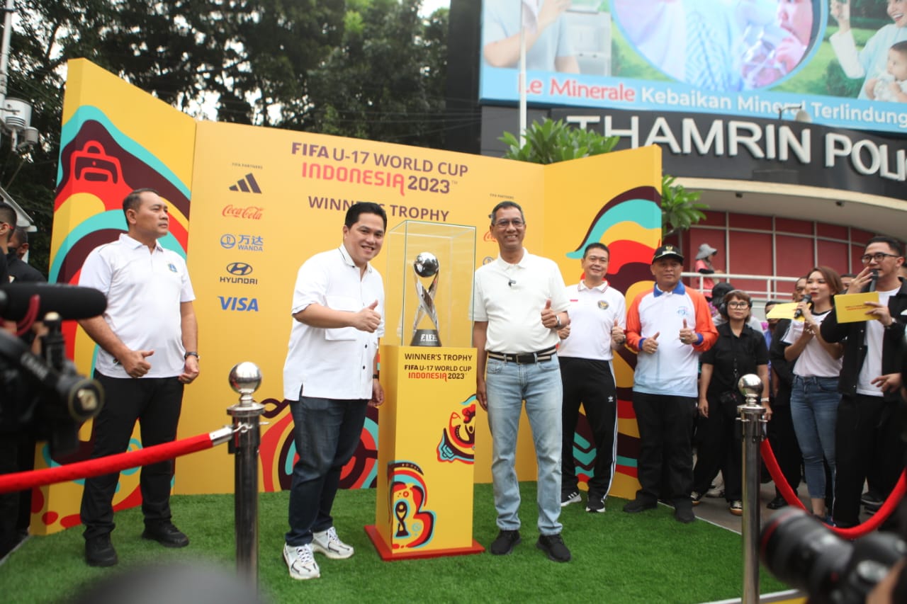 Semarak, Masyarakat Jakarta Ramaikan Trophy Experience Piala Dunia U-17 2023