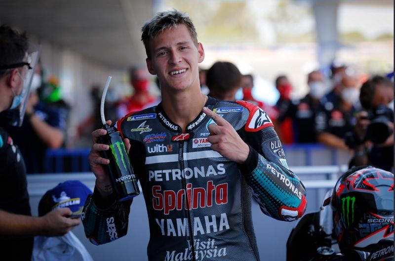 Sepenggal Kisah Quartararo di MotoGP San Marino, Jatuh, Bangun, Lalu Jatuh Lagi