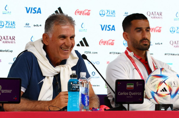 Piala Dunia 2022: Iran Dituding Pengaruhi Wasit, Carlos Queiroz Angkat Bicara