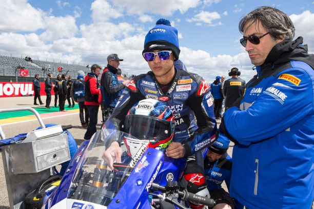 Galang Hendra Curhat Ditabrak Lawan pada Lomba WorldSSP300 di Aragon