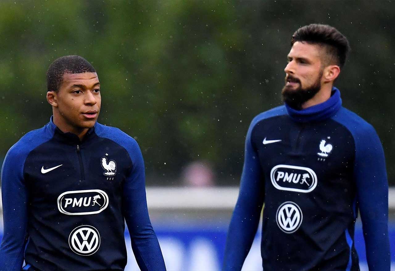 Giroud dan Mbappe Berseteru, Timnas Prancis di Ambang Keretakan