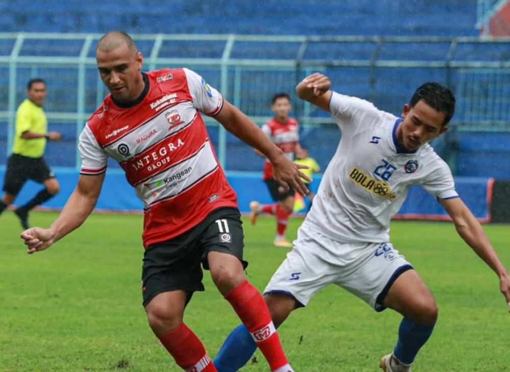 Cetak Hat-trick ke Gawang Arema FC, Bruno Lopes Mengaku Terbantu Taktik RD
