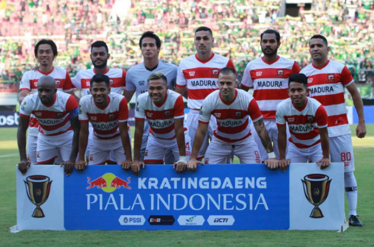 Persib Bandung 1-1 Madura United: Gol Ezechiel Dibalas Zulfiandi