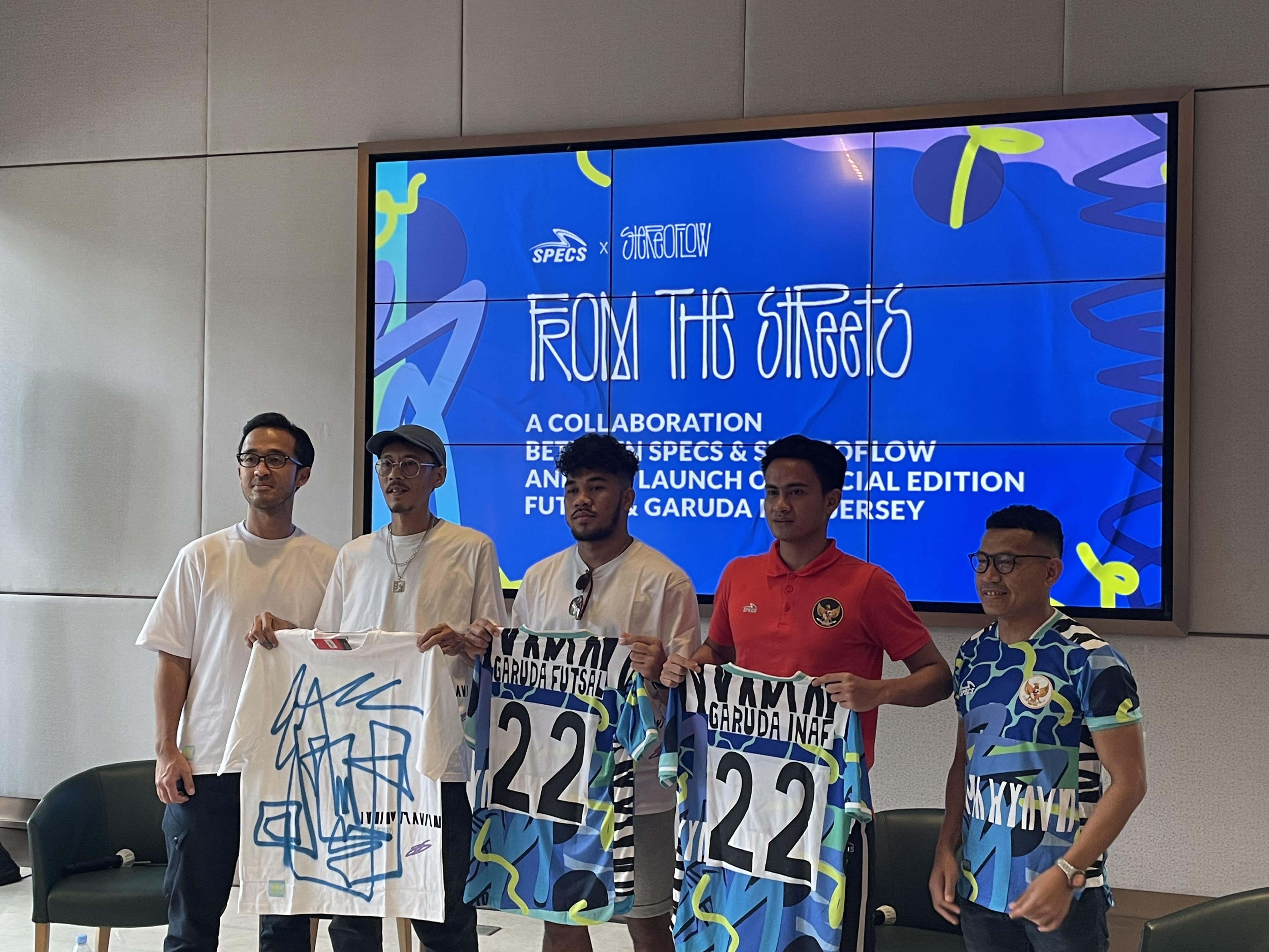 Dukung Timnas Futsal dan Garuda INAF, Specs Luncurkan Produk Khusus