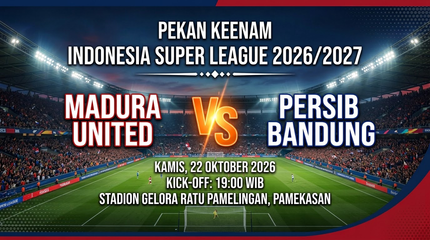 Prediksi dan Link Streaming Madura United vs Persib Bandung: Ujian di Tengah Jadwal Padat