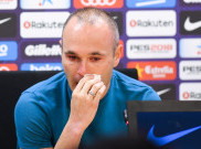 Emosional, Tetes Air Mata Mewarnai Konpers Perpisahan Andres Iniesta dengan Barcelona