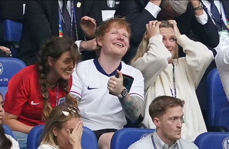 Euro 2024: Jelang Perempat Final Lawan Swiss, Timnas Inggris Dihibur Ed Sheeran