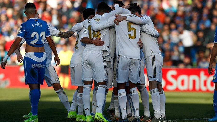 Getafe 0-3 Real Madrid: El Real Awali 2020 dengan Puncaki Klasemen