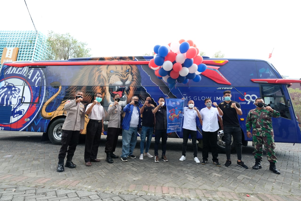 Bus Baru Arema FC Diharapkan Memantik Semangat Juara