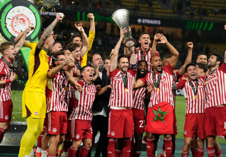 Pertama dalam Sejarah 99 Tahun Klub, Olympiakos Jadi Juara Eropa