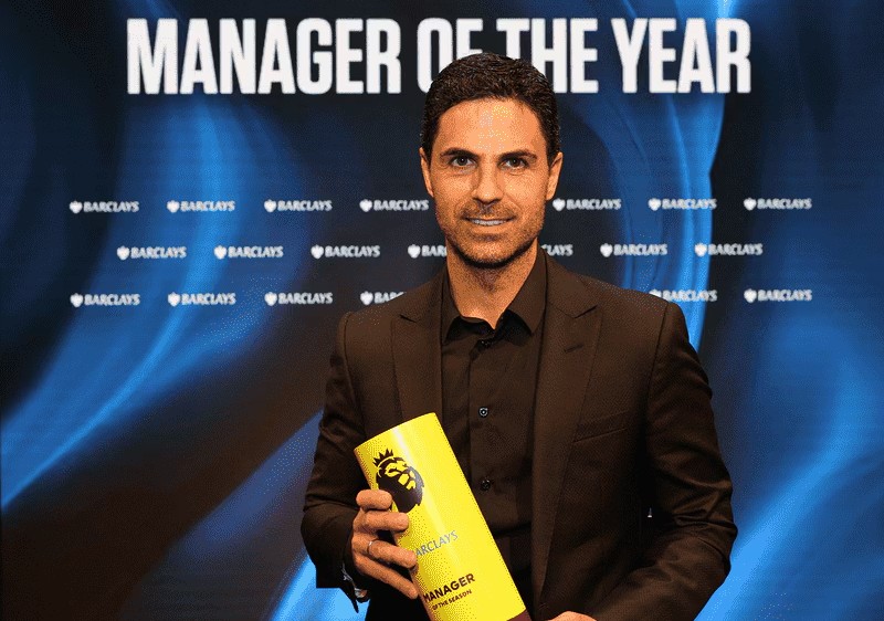 Mikel Arteta Raih Penghargaan Pelatih Terbaik Premier League 2025-2026, Termuda setelah Jose Mourinho