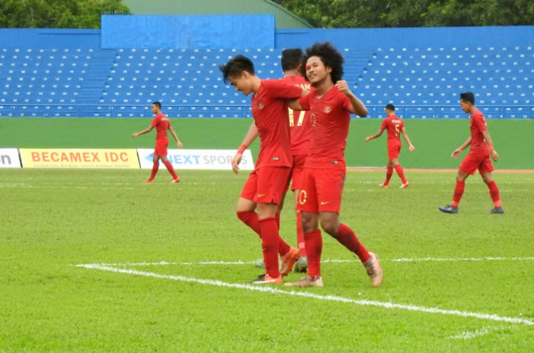 Menang 2-1 atas Laos, Timnas Indonesia U-18 Kunci Satu Tempat di Semifinal