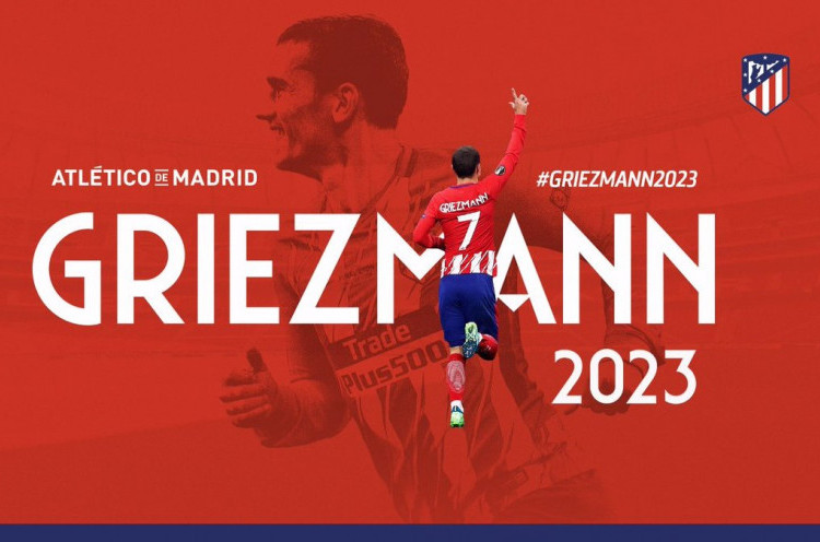 Kesetiaan Antoine Griezmann kepada Atletico Madrid Berbuah Kontrak Anyar