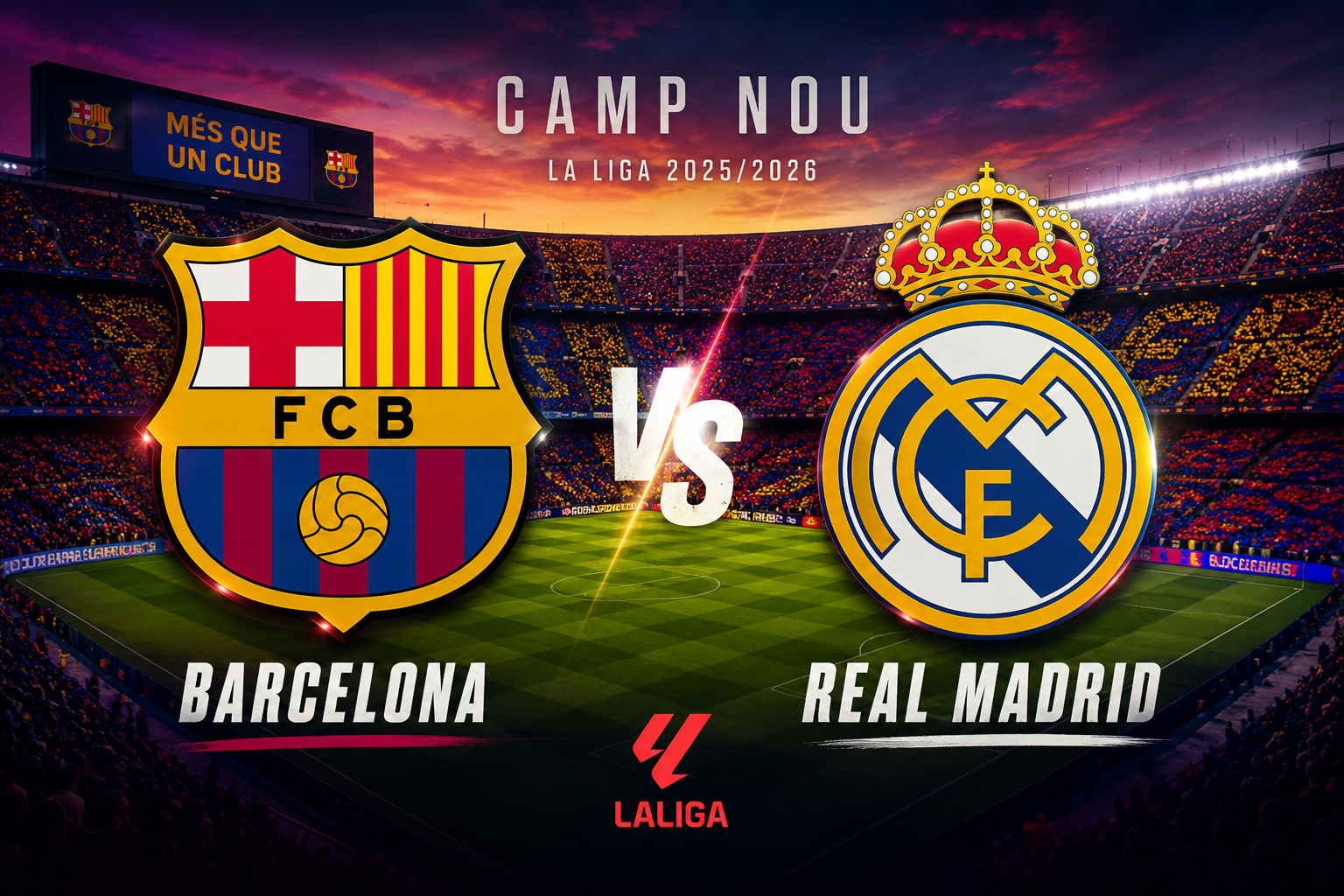 Prediksi dan Statistik Barcelona vs Real Madrid: Kesempatan Langka Juara di Depan Rival