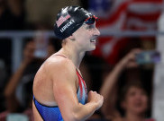 Olimpiade Paris 2024: Ratu Kolam Renang Katie Ledecky Samai Rekor yang Bertahan 60 Tahun