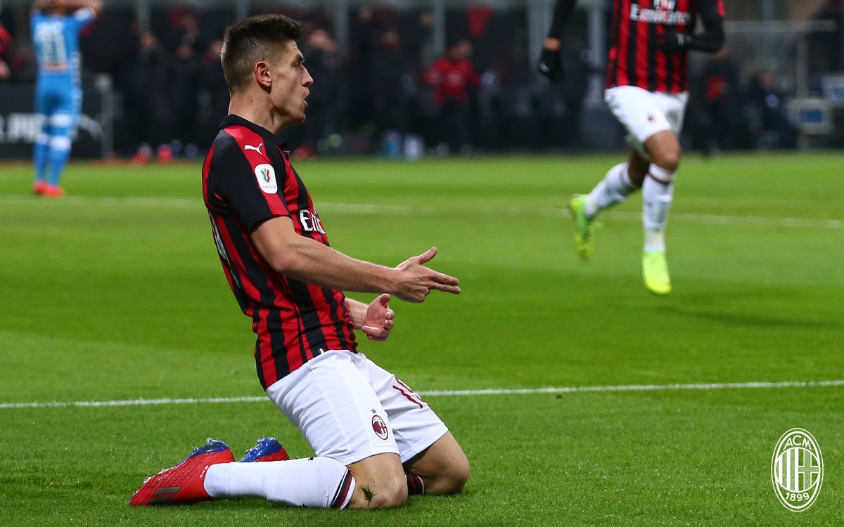 Cetak Dua Gol Saat Debut di AC Milan, Krzysztof Piatek Predator Andal