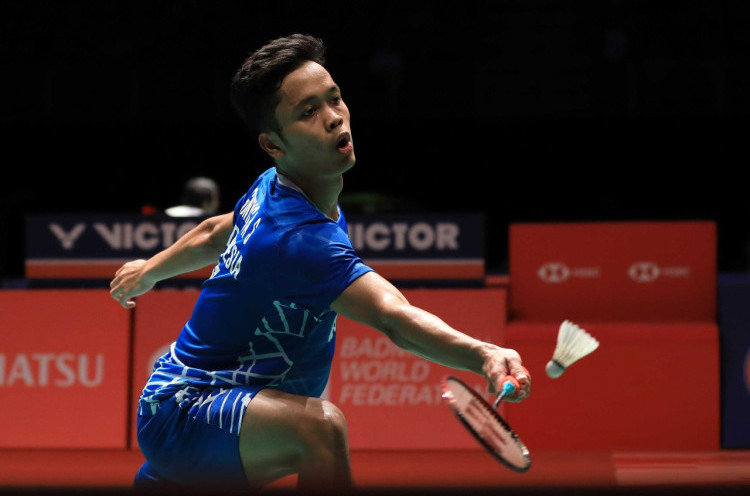 Kalahkan Lin Dan, Anthony Melaju ke Empat Besar Swiss Open 2019