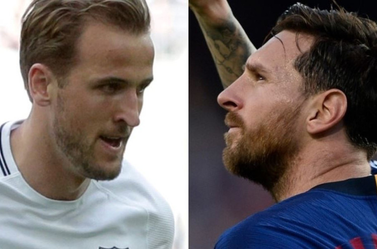 Jelang Tottenham Vs Barcelona: Adu Tajam Harry Kane dan Lionel Messi