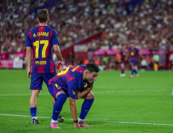 Selebrasi Gol ala One Piece Rekrutan Baru Barcelona, Roony Bardghji
