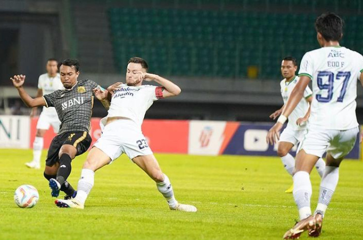 Hasil Liga 1: Dramatis, Gol di Ujung Laga Buat Persib Menang di Kandang Bhayangkara FC