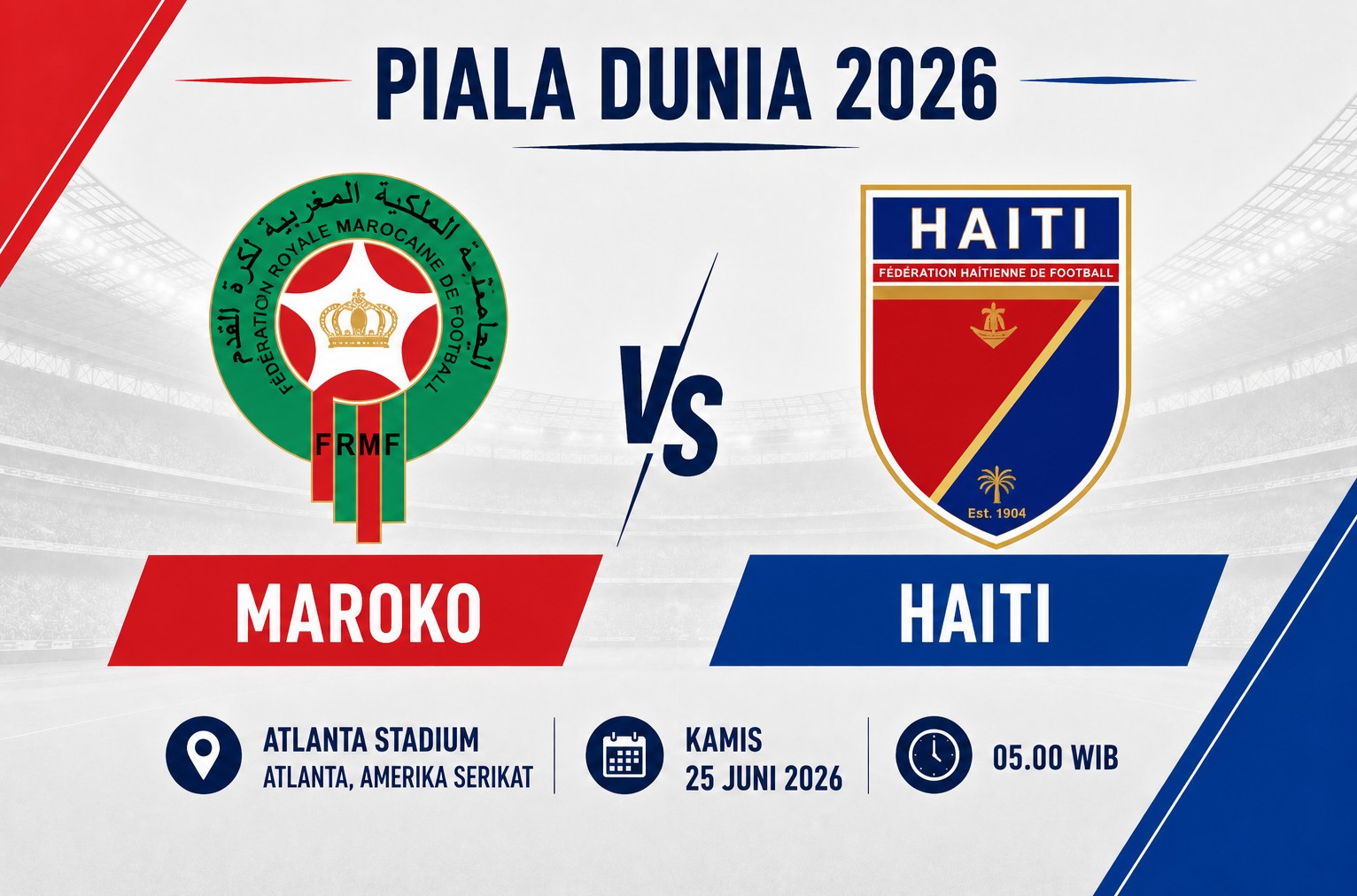 Prediksi dan Statistik Maroko vs Haiti: Singa Atlas Buru Tiket 32 Besar