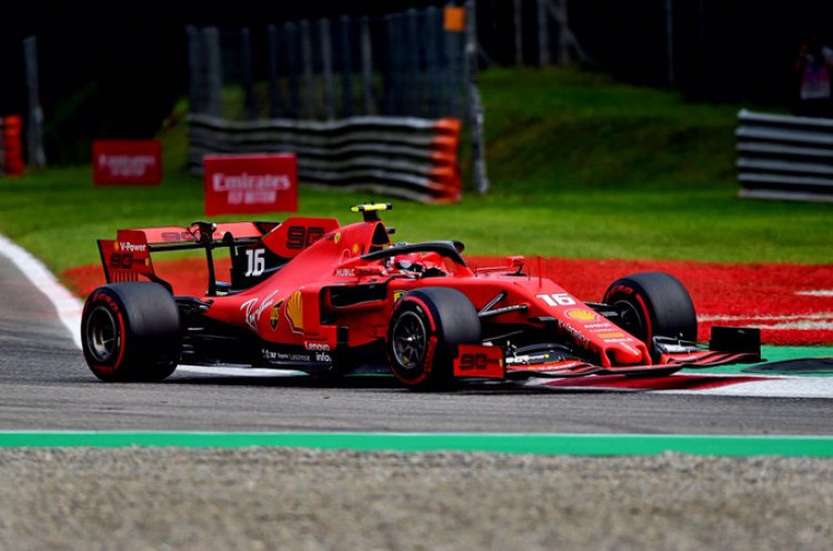 Kualifikasi F1 GP Italia: Terjadi Aksi Saling Menunggu, Leclerc Pole Position Lagi 