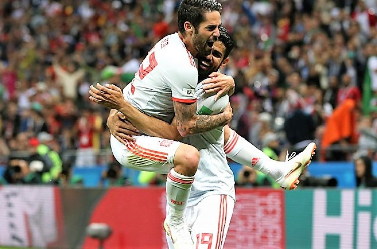 Iran 0-1 Spanyol: Gol Tunggal Diego Costa Jaga Peluang La Furia Roja