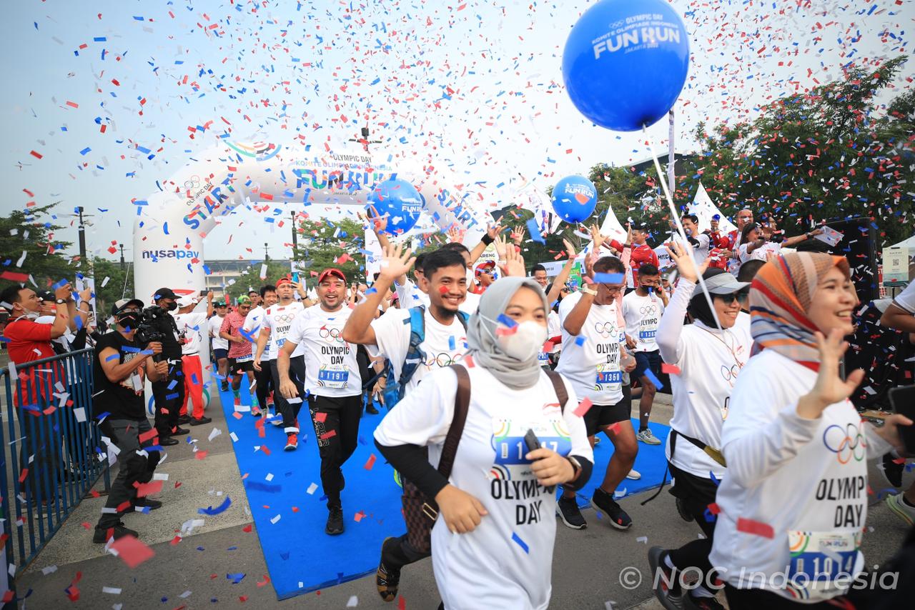 Puncak Olympic Day 2022 Berlangsung Meriah