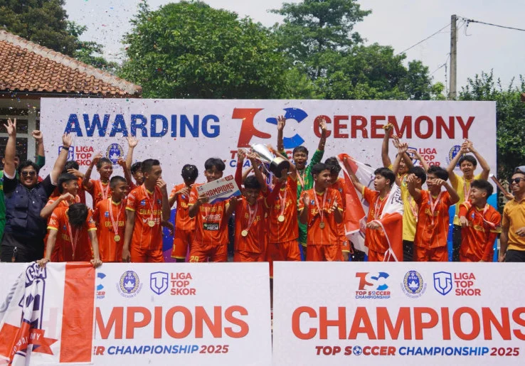 Erlangga FA Jadi Juara TSC U-16 2025, Modal Berharga Hadapi Liga TopSkor 2026