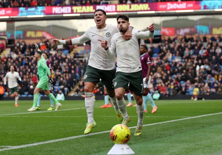 Hasil Premier League: Menang 2-0 di Markas Burnley, Chelsea Naik ke Urutan Dua