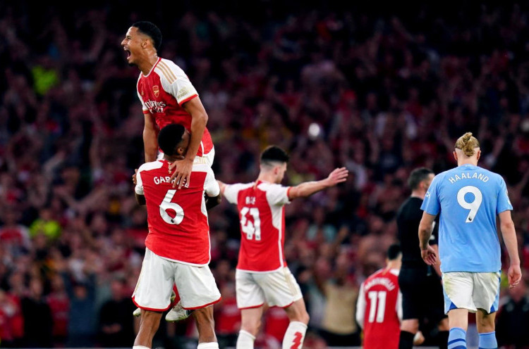 Sederet Fakta Menarik dari Kemenangan Dramatis Arsenal Atas Manchester City