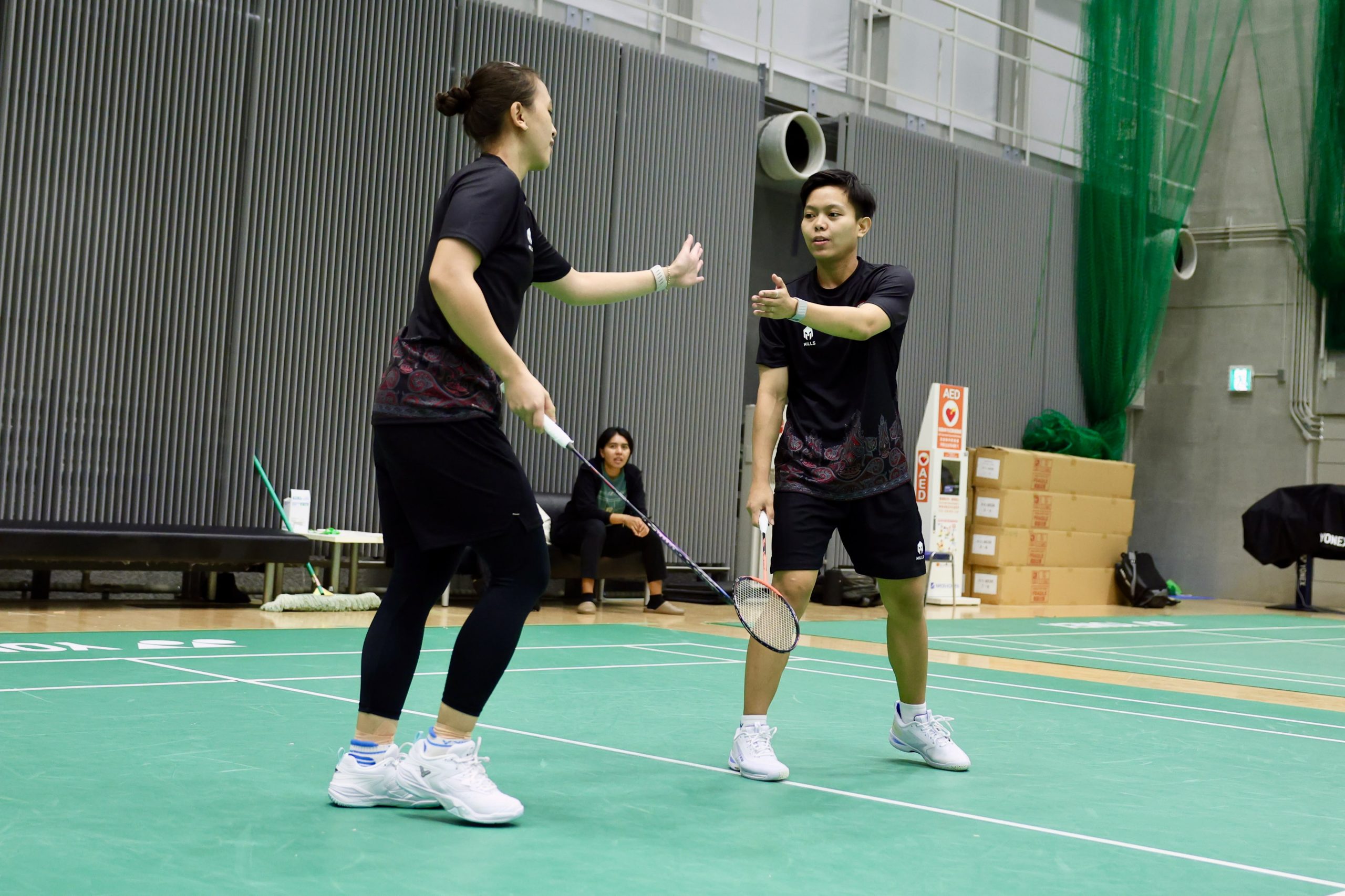 Ganda putri Indonesia, Febriana Dwipuji Kusuma/Siti Fadia Silva Ramadhanti. (PBSI)