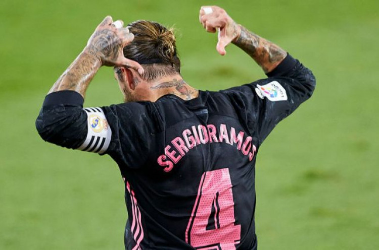 Belum Diresmikan, Nomor Punggung Sergio Ramos di PSG Sudah Bocor