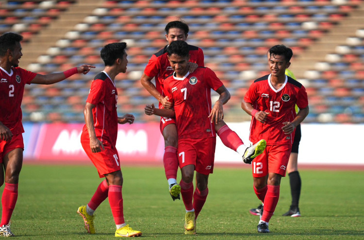 SEA Games 2023: Timnas Indonesia U-22 Bantai Myanmar 5-0, Marselino Ferdinan Cetak Gol Spektakuler