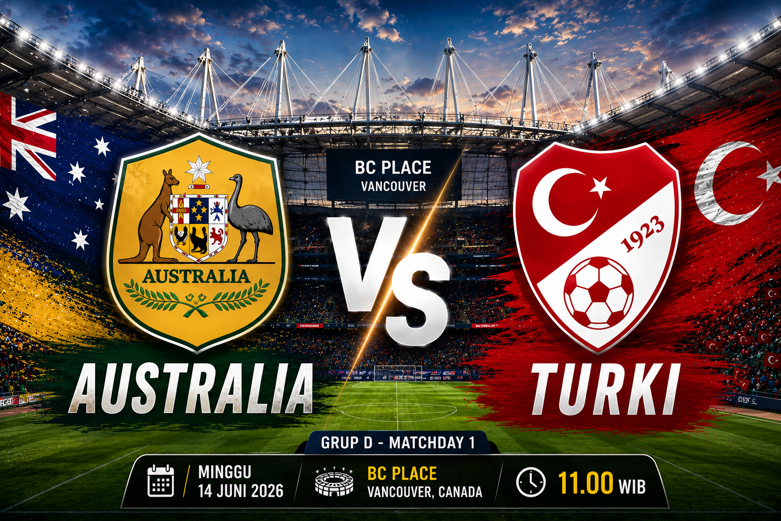 Prediksi dan Statistik Australia vs Turki: Misi Mengikuti Jejak Amerika Serikat
