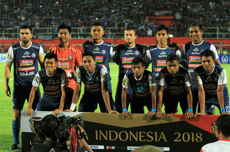 Piala Indonesia 2018: Tampilkan Kekuatan Terbaik, Bukti Sikap Serius Arema FC