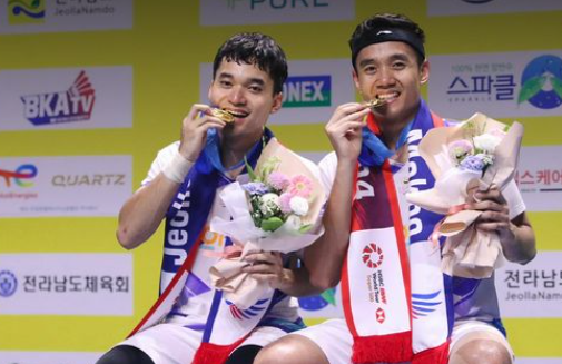 Hasil Korea Open 2024: Leo/Bagas Raih Medali Emas
