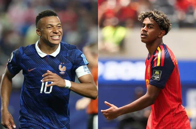 Prancis vs Spanyol: Kylian Mbappe Buru Final Ketiga Beruntun, Lamine Yamal Bertekad Menggagalkan