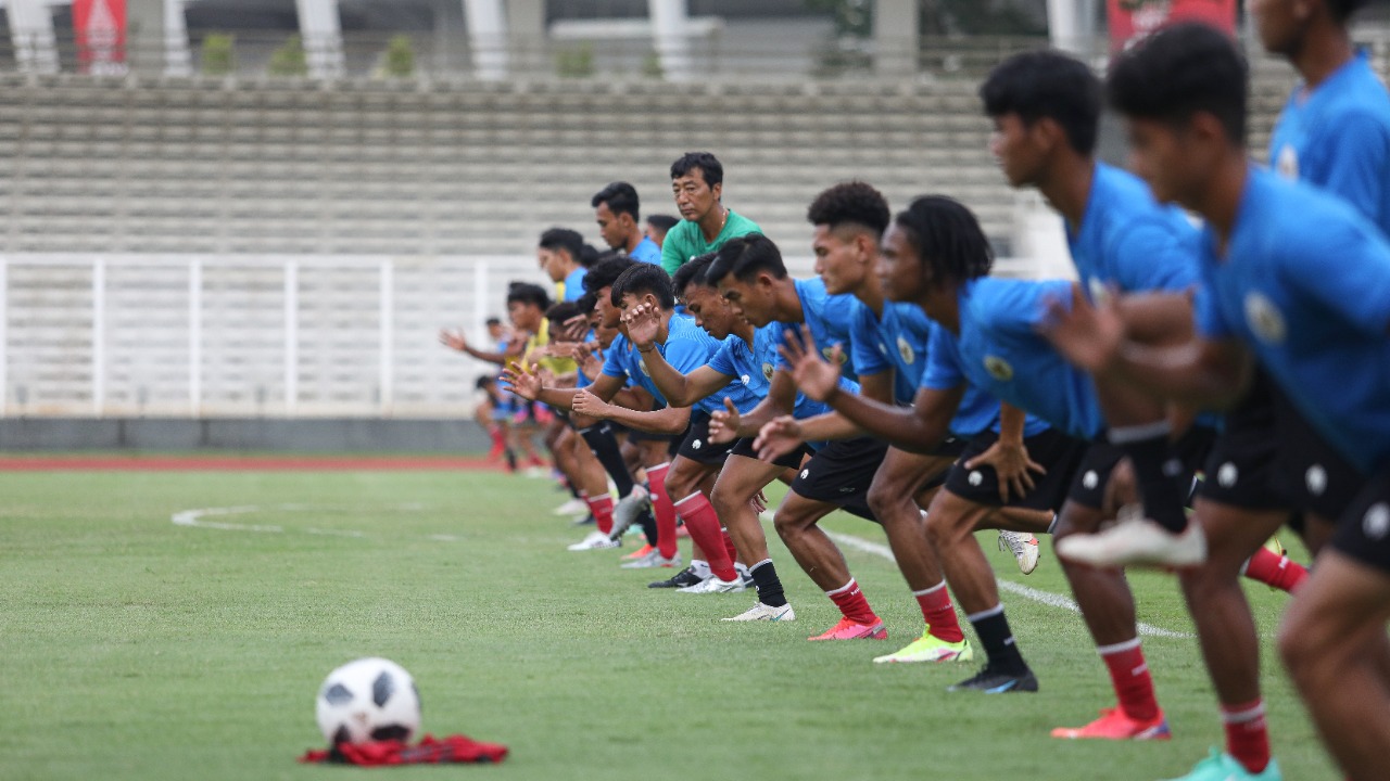 Skuat Timnas Indonesia U-19 Jalani Tes Fisik pada Hari Pertama TC Jakarta