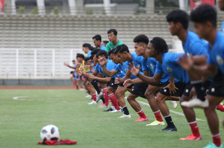 Skuat Timnas Indonesia U-19 Jalani Tes Fisik pada Hari Pertama TC Jakarta