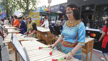 Galeri Foto: Pernak-Penik Kebudayaan Indonesia dan Negara Asia dalam Pembukaan Asian Games 2018