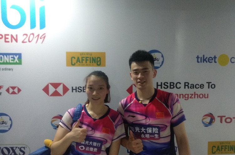 Indonesia Open 2019: Zheng Siwei Doakan Pasangan yang Kalahkan Praveen/Melati Tersingkir