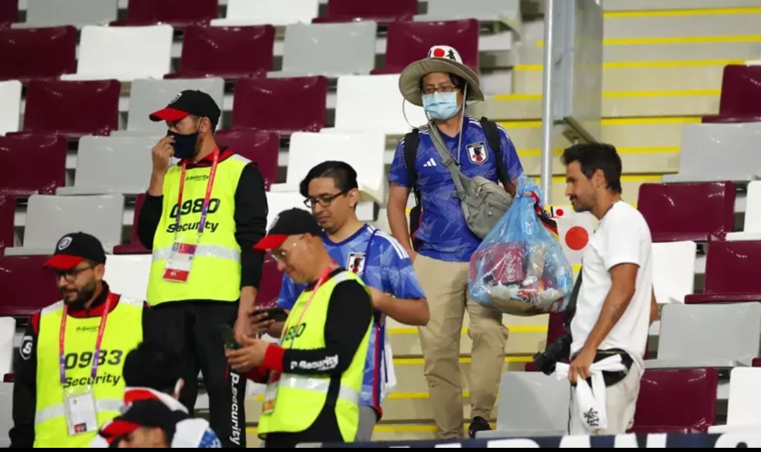 Kebersihan Sebagian dari Iman, Representatif Budaya Jepang di Piala Dunia 2022