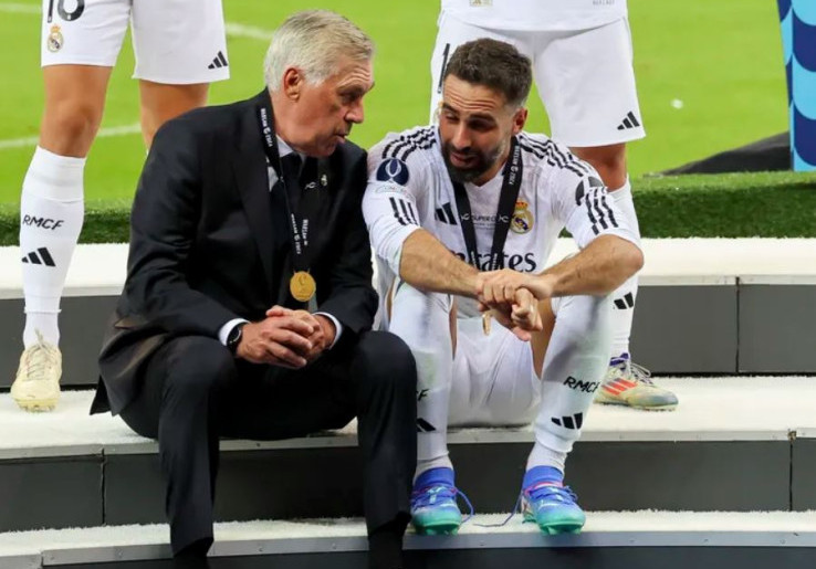 Sedih Carlo Ancelotti Tinggalkan Real Madrid, Dani Carvajal Juga Siap Bersaing dengan Trent Alexander-Arnold