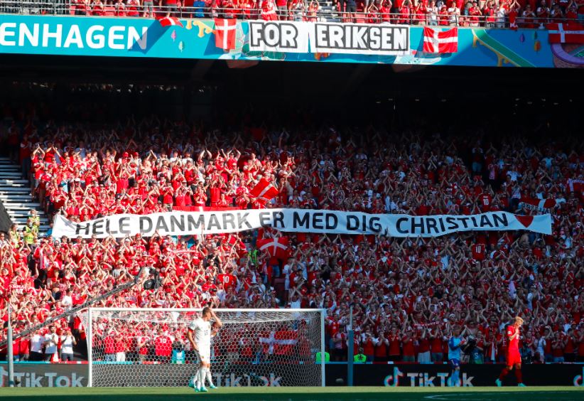 Mengharukan, Belgia dan Denmark Bersatu demi Christian Eriksen