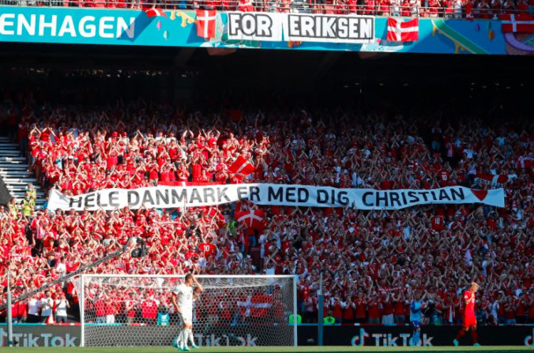 Mengharukan, Belgia dan Denmark Bersatu demi Christian Eriksen