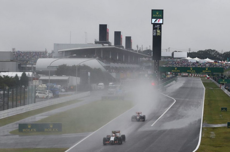 Angin Topan Hagibis Batalkan Sesi F1 GP Jepang pada Hari Sabtu 