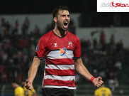 Cetak Brace ke Gawang Persik, Miljan Skrbic Memupuk Asa Bawa Madura United Bertahan di Liga 1
