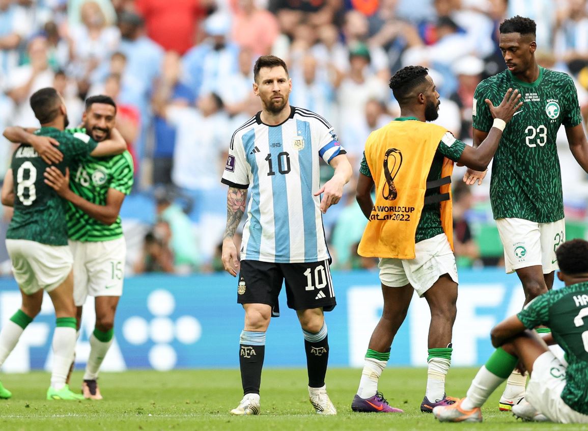 Argentina 1-2 Arab Saudi: Green Falcons Akhiri Rekor Tak Pernah Kalah Albiceleste